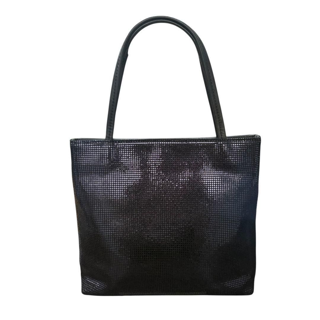 アニエスベー agnes b. レザー トートバッグ A4対応 ブラック