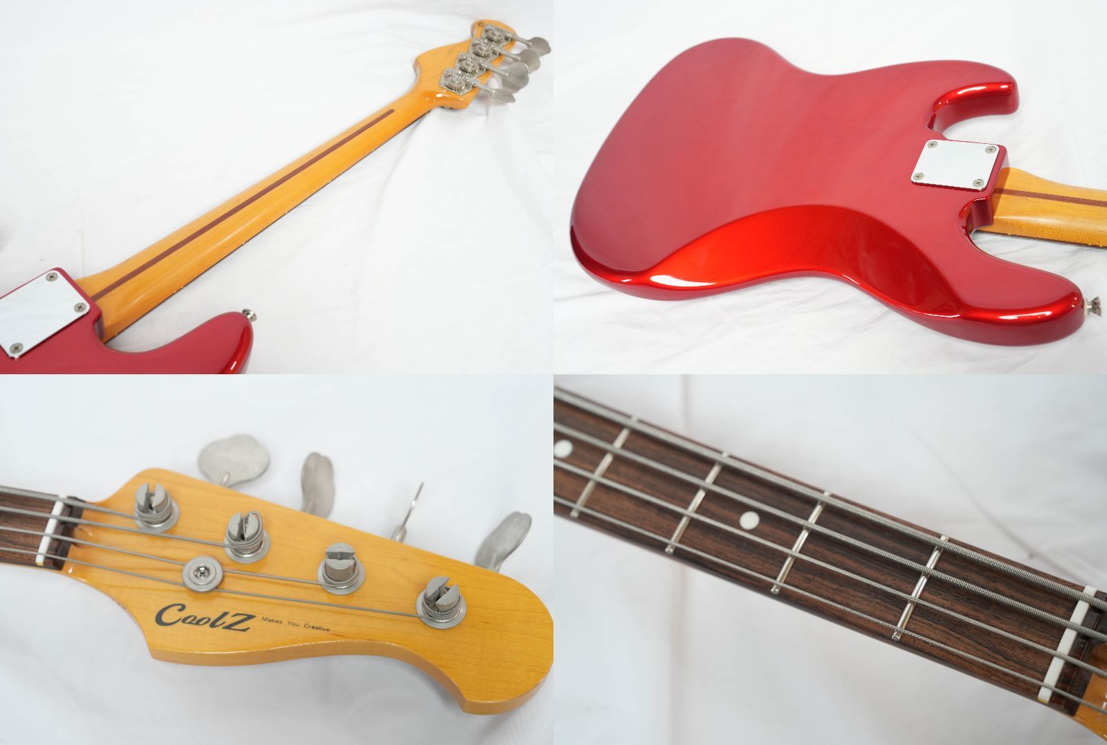 メンテ済 ミディアムスケール CoolZ フジゲン製 ZJB-M1R ☆Cool Z☆ZJB-M1R CAR ミディアムスケールジャズベース フジゲン製