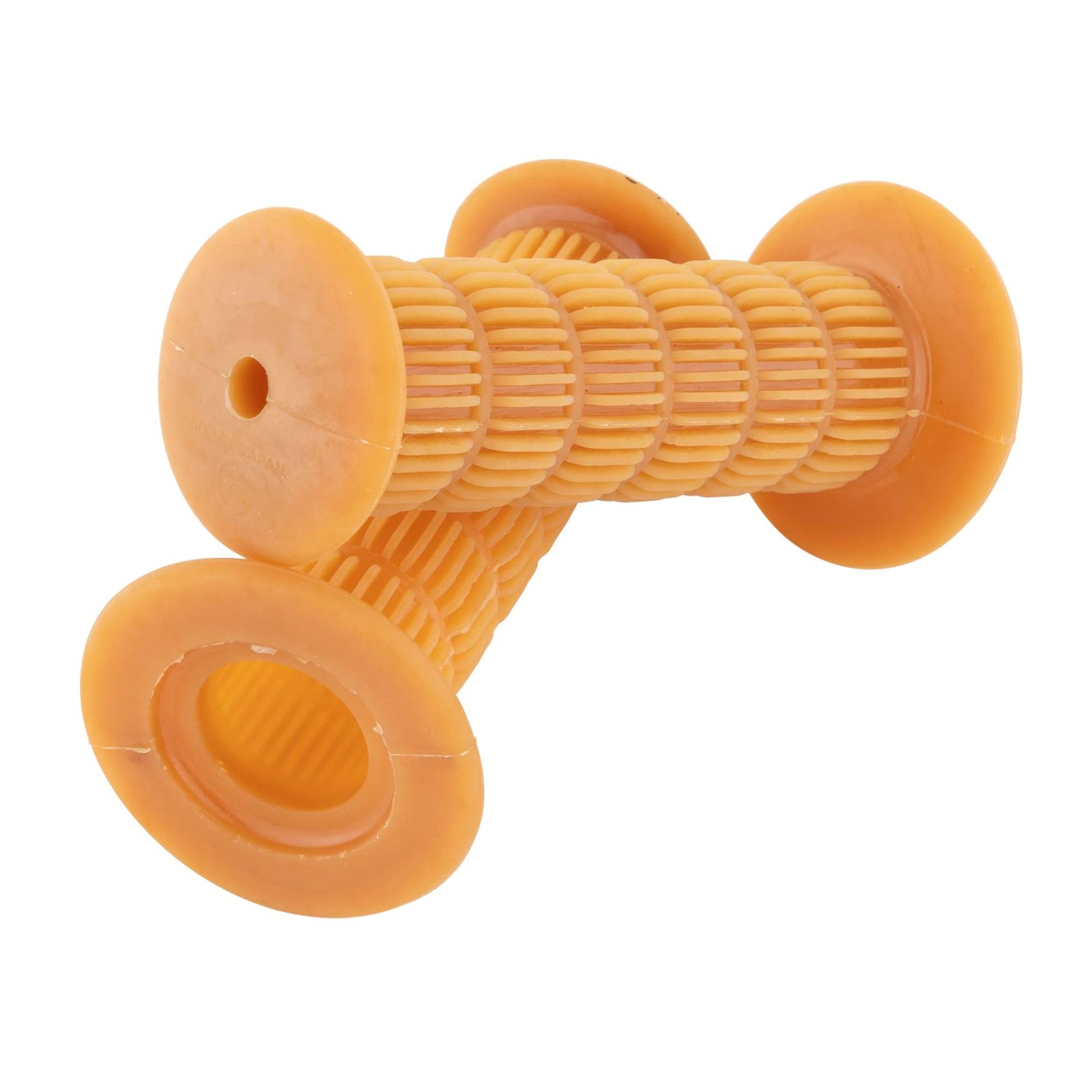 新品 キジマ(Kijima) バイクパーツ グリップ DT-1タイプ ラバー製 124mm φ22.2mm 非貫通タイプ 汎用 生ゴム 201-493