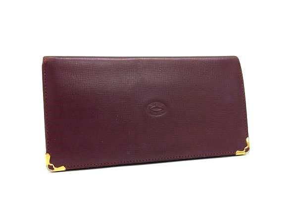 Cartier カルティエ マストライン レザー 二つ折り 長財布 ウォレット