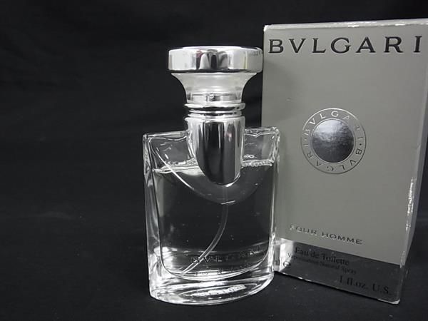  ■美品■ BVLGARI ブルガリ プール オム オードトワレ 30ml 香水 フレグランス パフューム DI7502 香水(女性用)