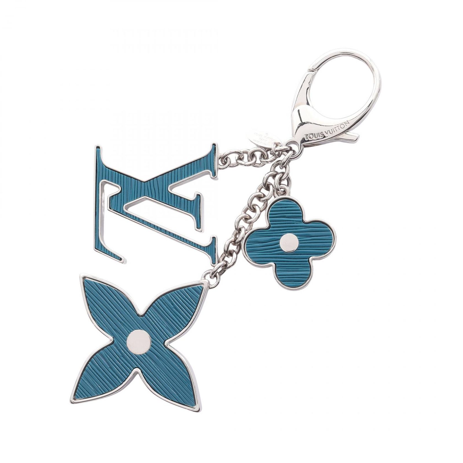 ルイ ヴィトン LOUIS VUITTON チャーム ビジューサック フルール ドゥ エピ M66886 シアン その他 ビジューサック フルール ドゥ レディース Used A