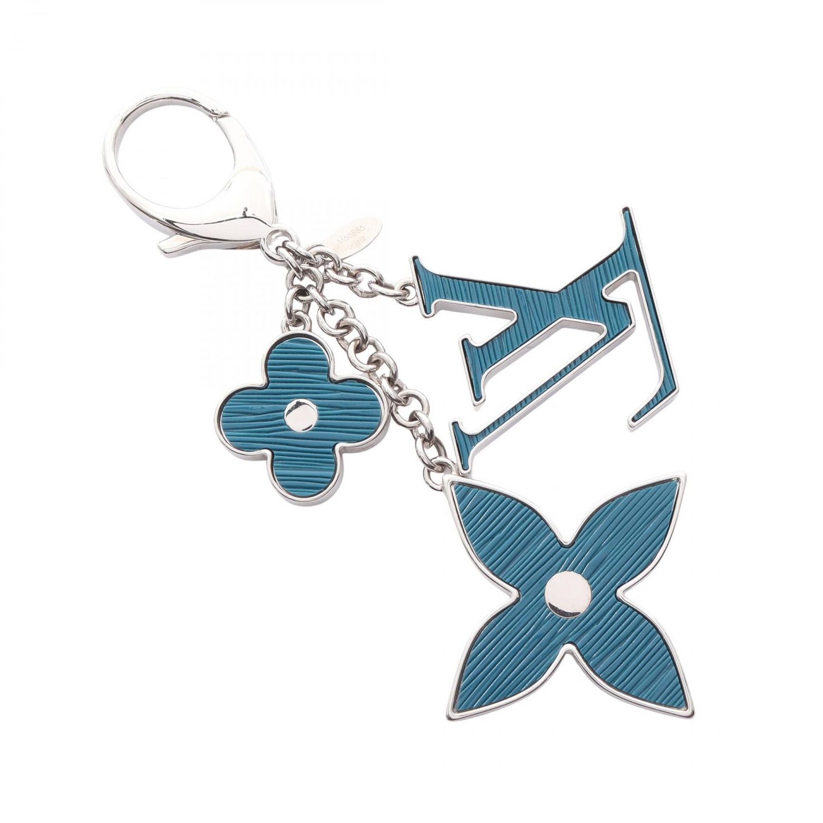 ルイ ヴィトン LOUIS VUITTON チャーム ビジューサック フルール ドゥ エピ M66886 シアン その他 ビジューサック フルール ドゥ レディース Used A