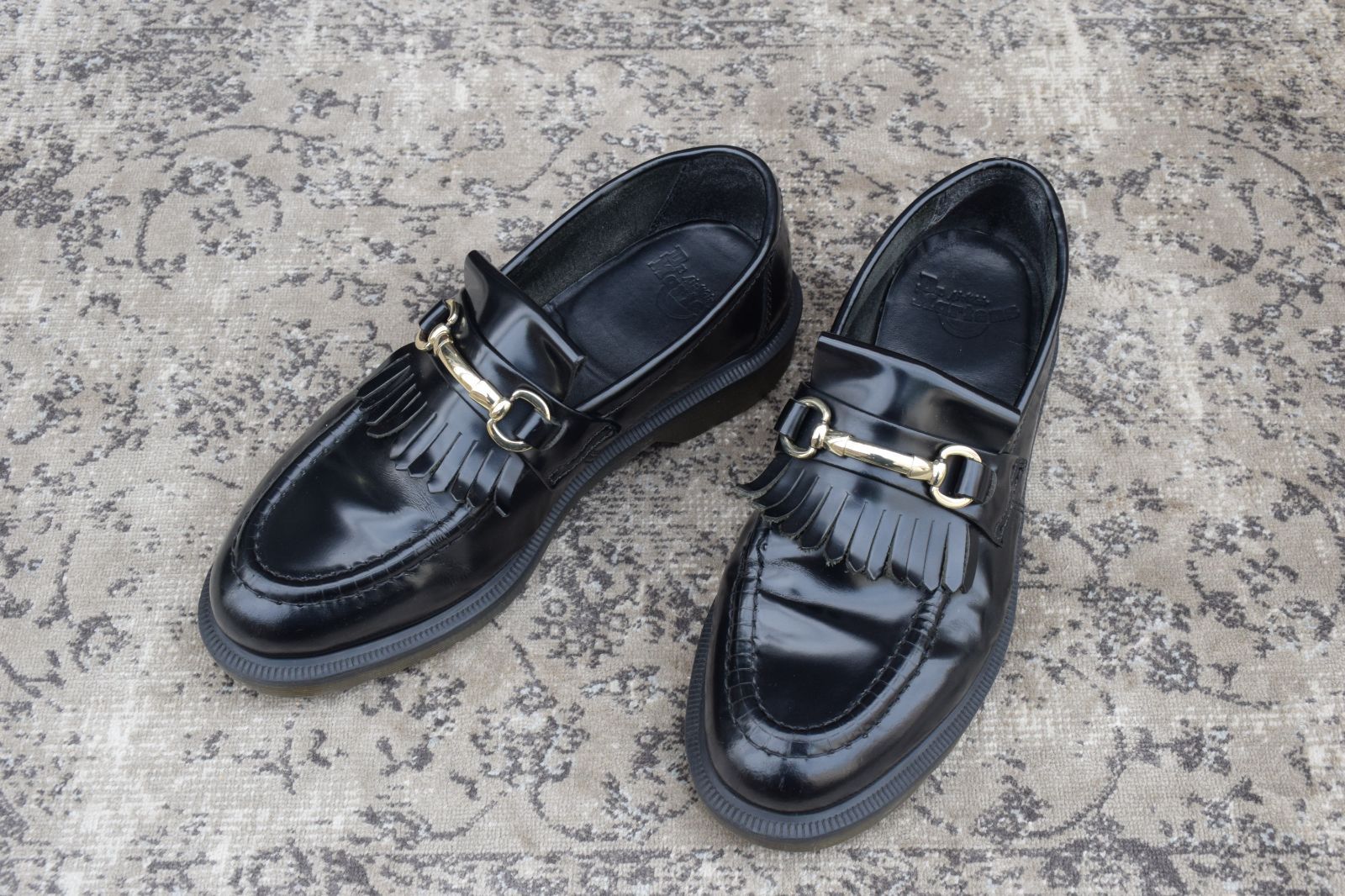 Dr Martens ドクターマーチン ADRIAN SNAFFLE エイドリアン スナッフル ビットローファー 黒 ブラック UK 6相当 25 cm相当 W 3398