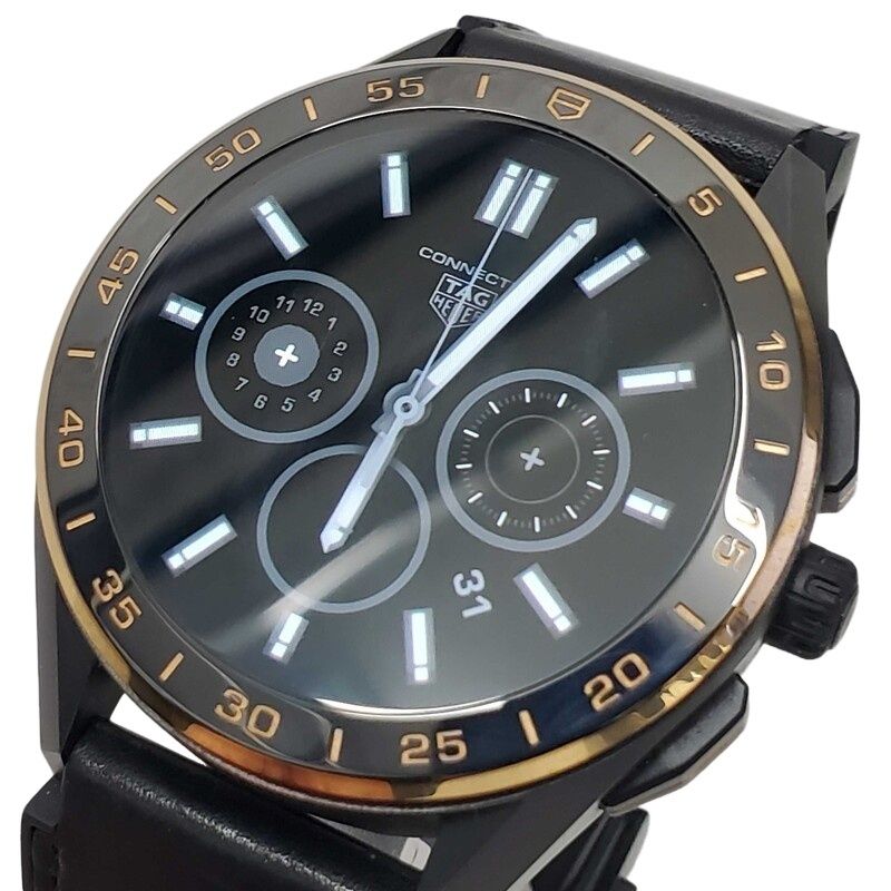 スマートウォッチ ブラック文字盤