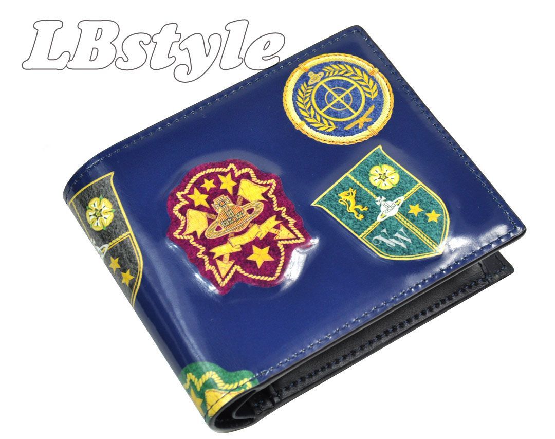 ヴィヴィアン 財布 メンズ ヴィヴィアン ウエストウッド 財布 メンズ 財布 vivienne westwood エンブレム牛革 小銭入れ付き 二つ折り財布 紳士サイフ ヴィヴィアン