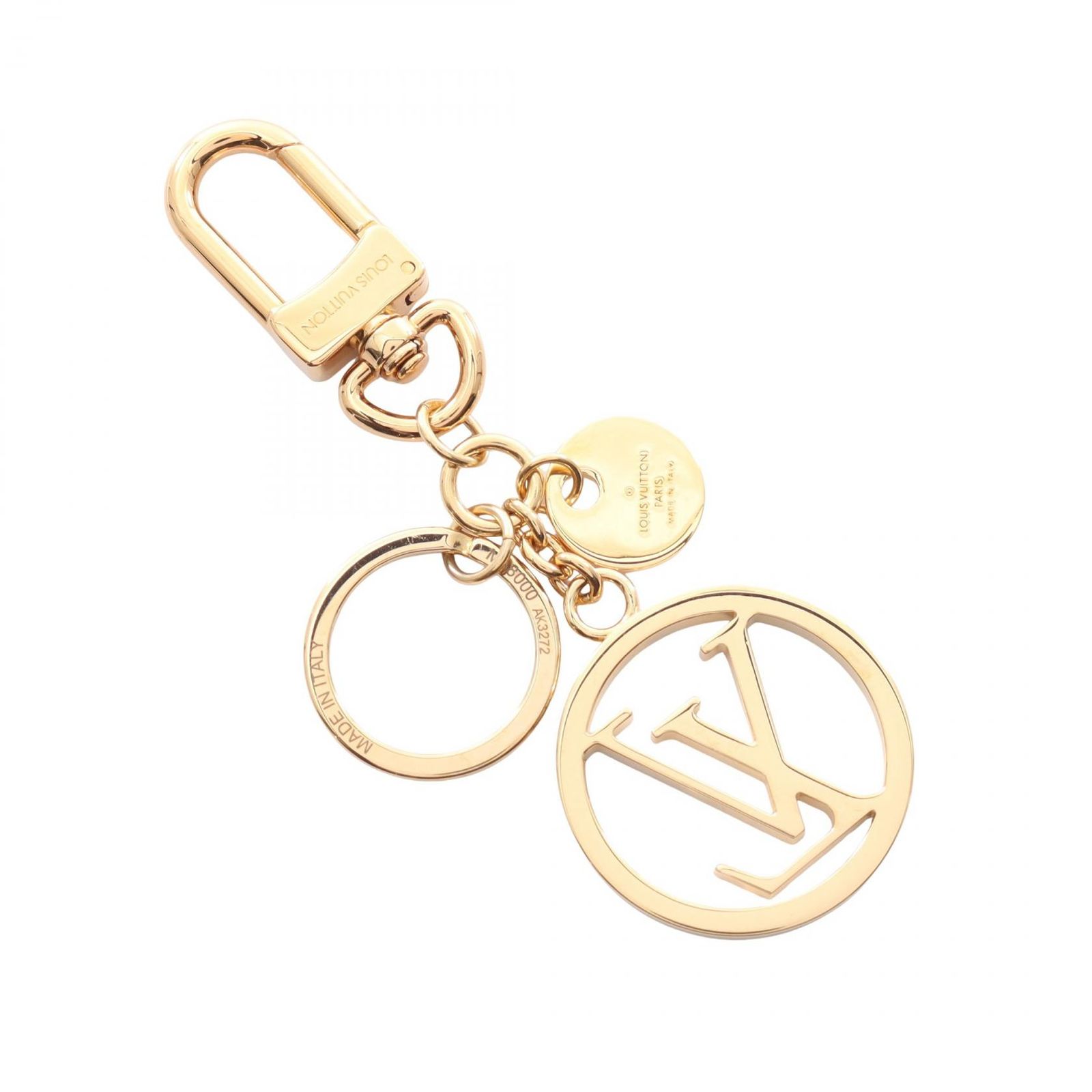 ルイ ヴィトン LOUIS VUITTON チャーム LVサークル M68000 ゴールド その他 LVサークル レディース Used A