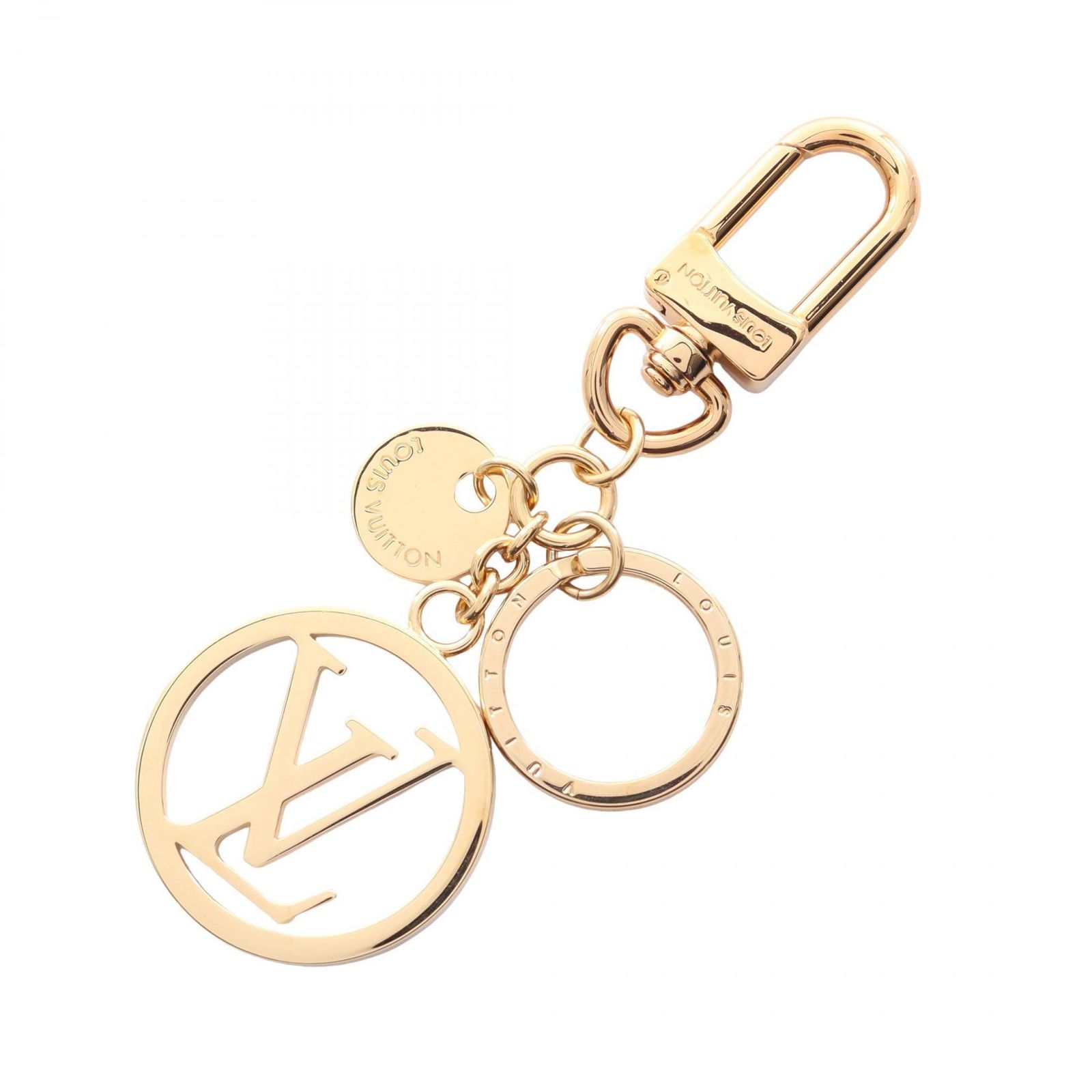 ルイ ヴィトン LOUIS VUITTON チャーム LVサークル M68000 ゴールド その他 LVサークル レディース Used A