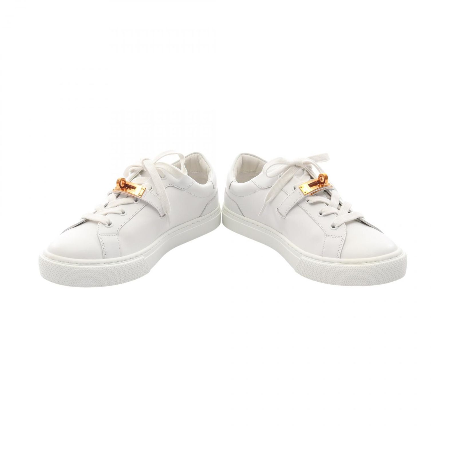 エルメス HERMES スニーカー デイ ケリーバックル レザー スニーカー