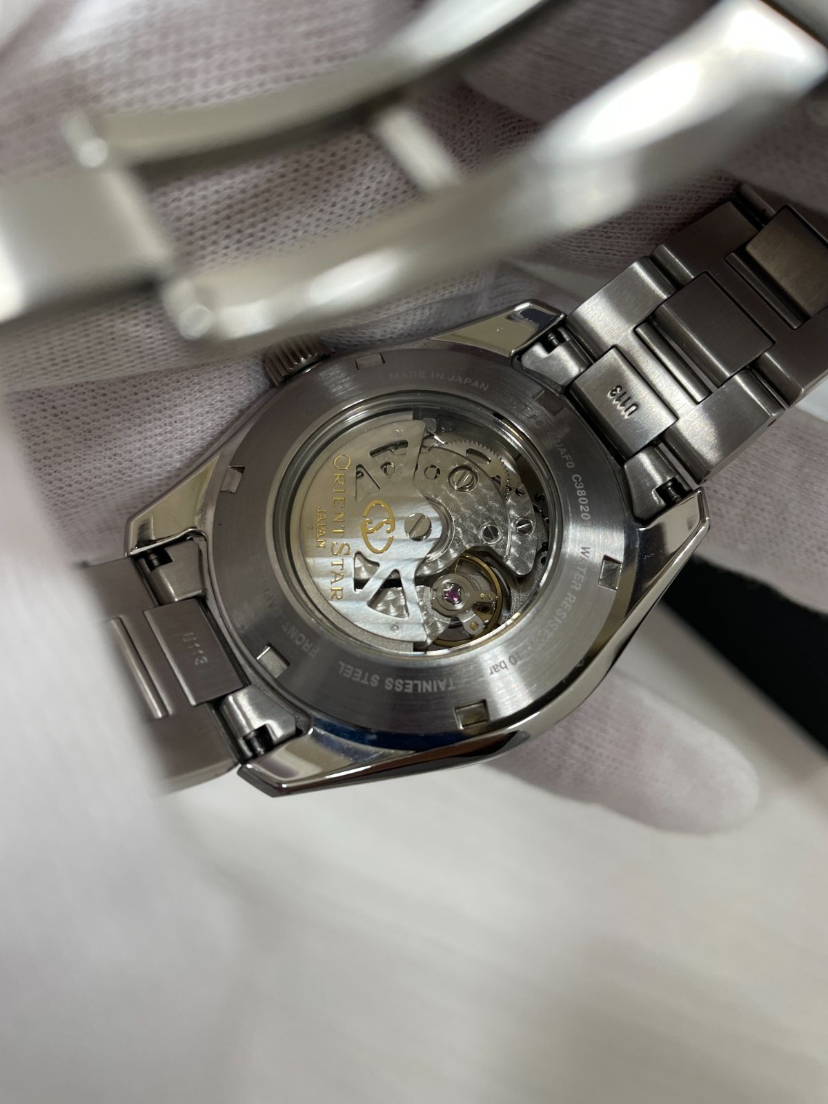  管理番号 P ORIENT STAR オリエントスター アバンギャルドスケルトン RK AV 0 A 02 S 自動巻き時計 腕時計(アナログ)