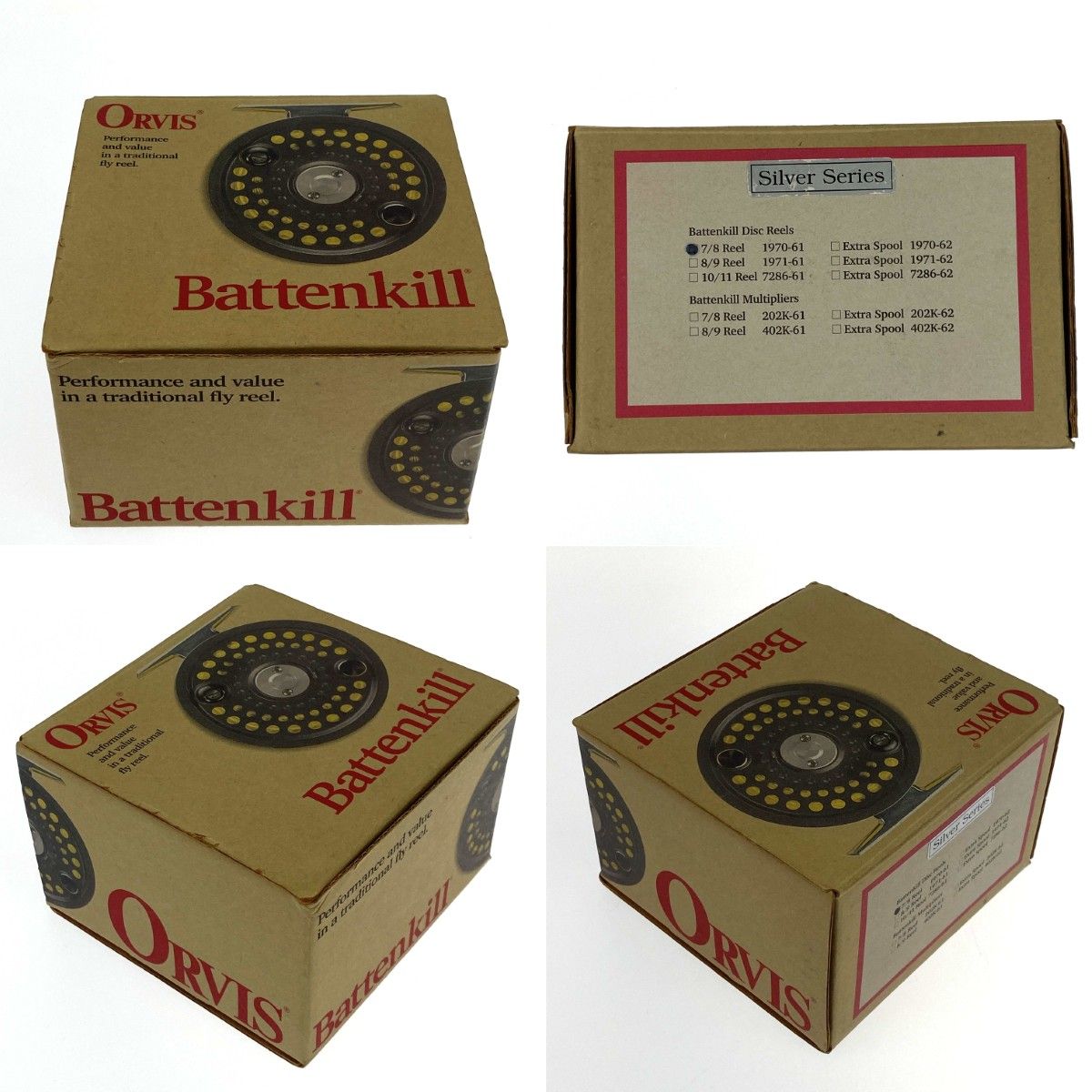 ORVIS オービス バテンキル シルバーシリーズ デイスク7⁄8 左巻き