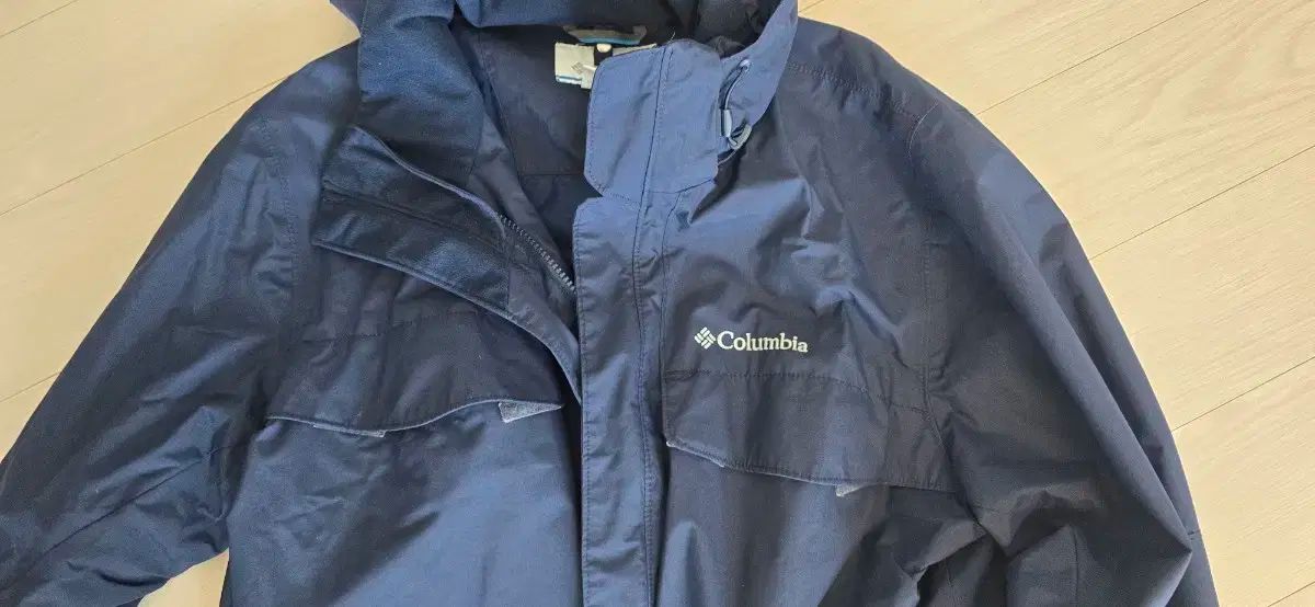 コロンビア OMNI TECH 防水 ジャケット XL ネイビー