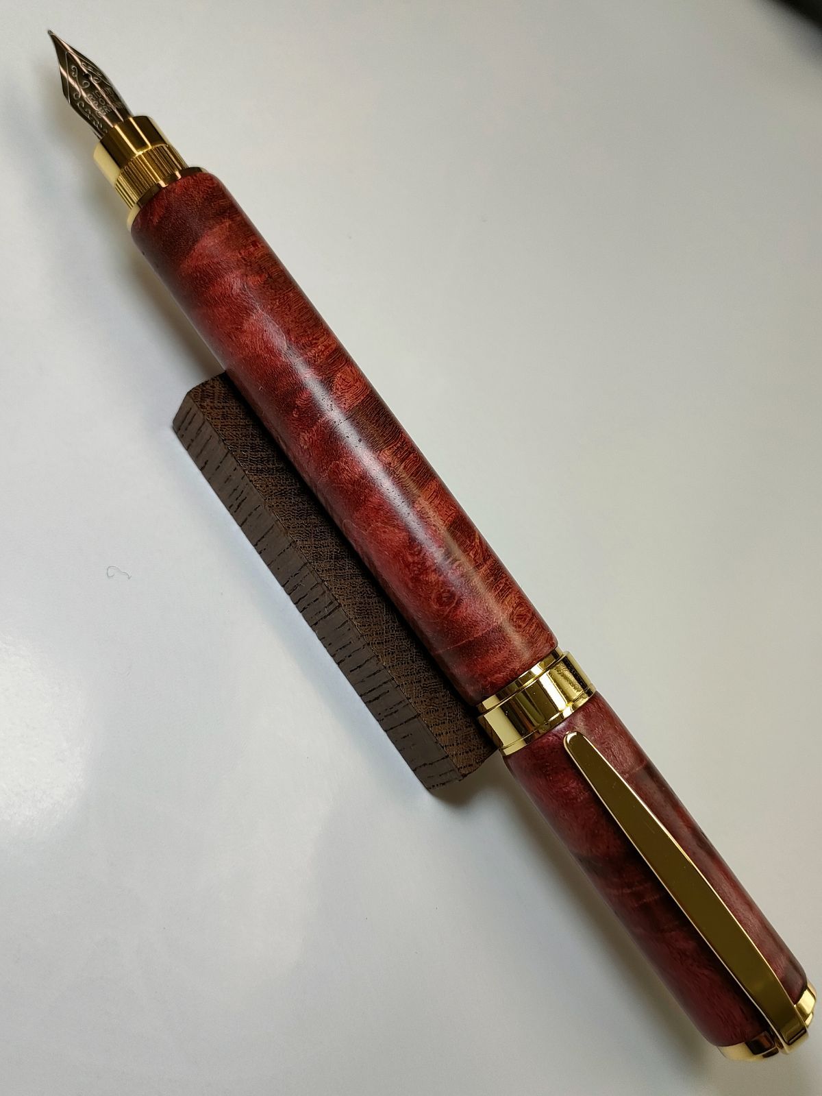 メープルバール（スタビライズドウッド）】グラデュエイト万年筆