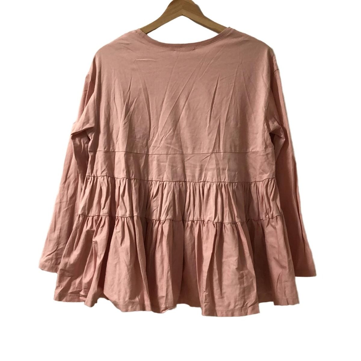 yori(ヨリ) 長袖カットソー サイズF レディース美品 - ライトピンク