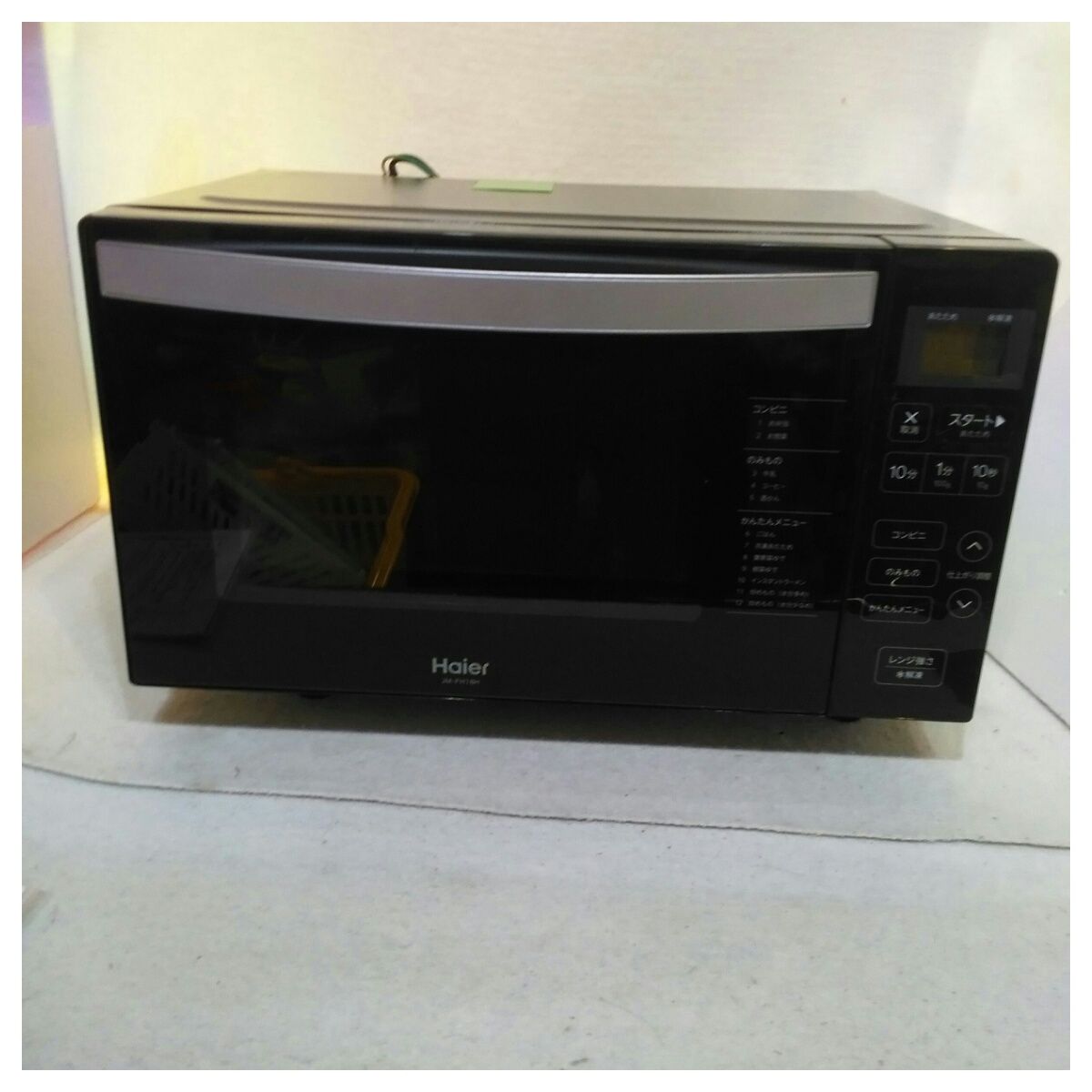 本体のみ ハイアール 庫内フラット 18 L 電子レンジ JM-FH H-K ブラック系