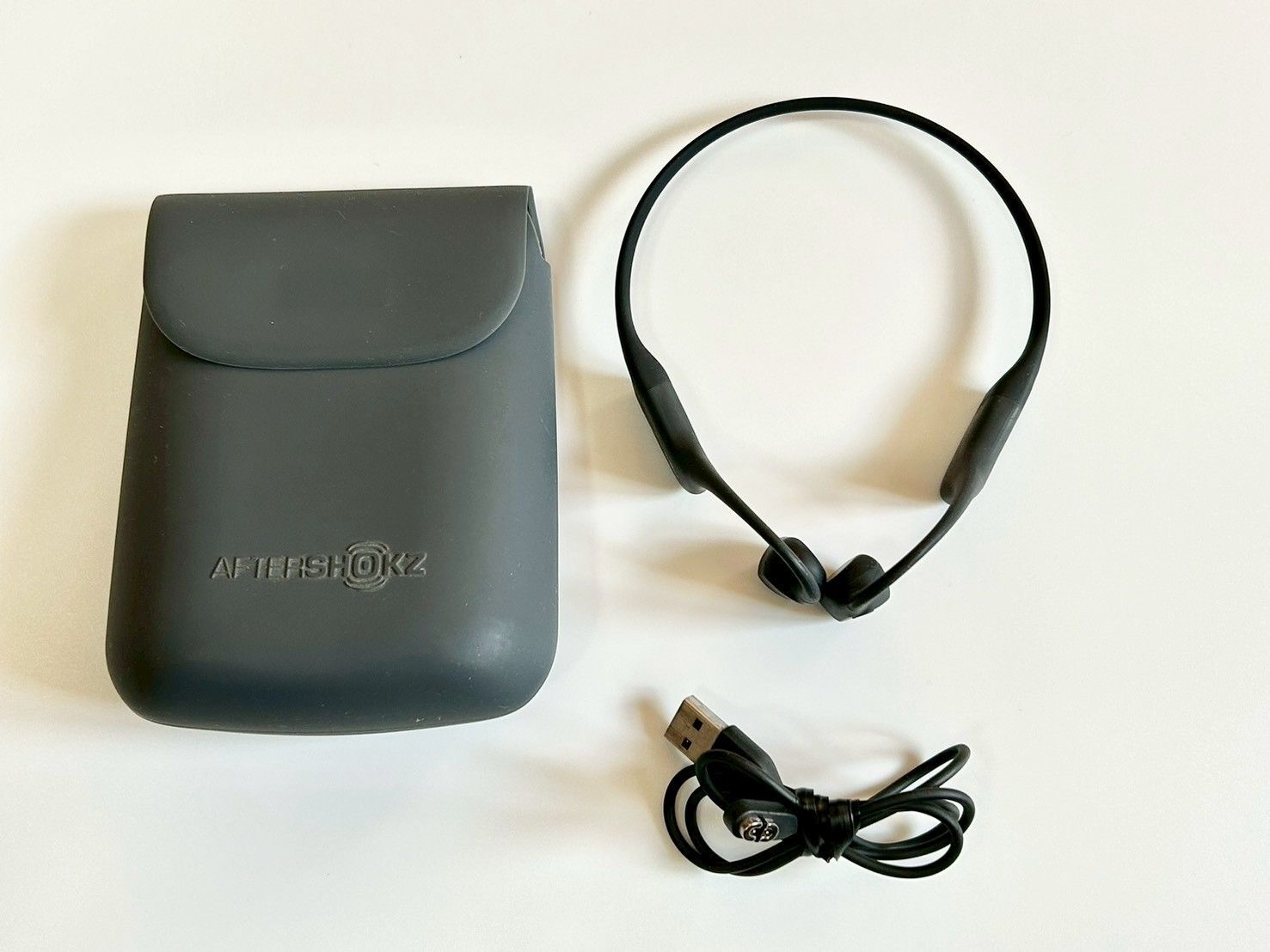 SHOKZ 骨伝導イヤホン ブラック AEROPEX PLAY 動作未確認 イヤホン
