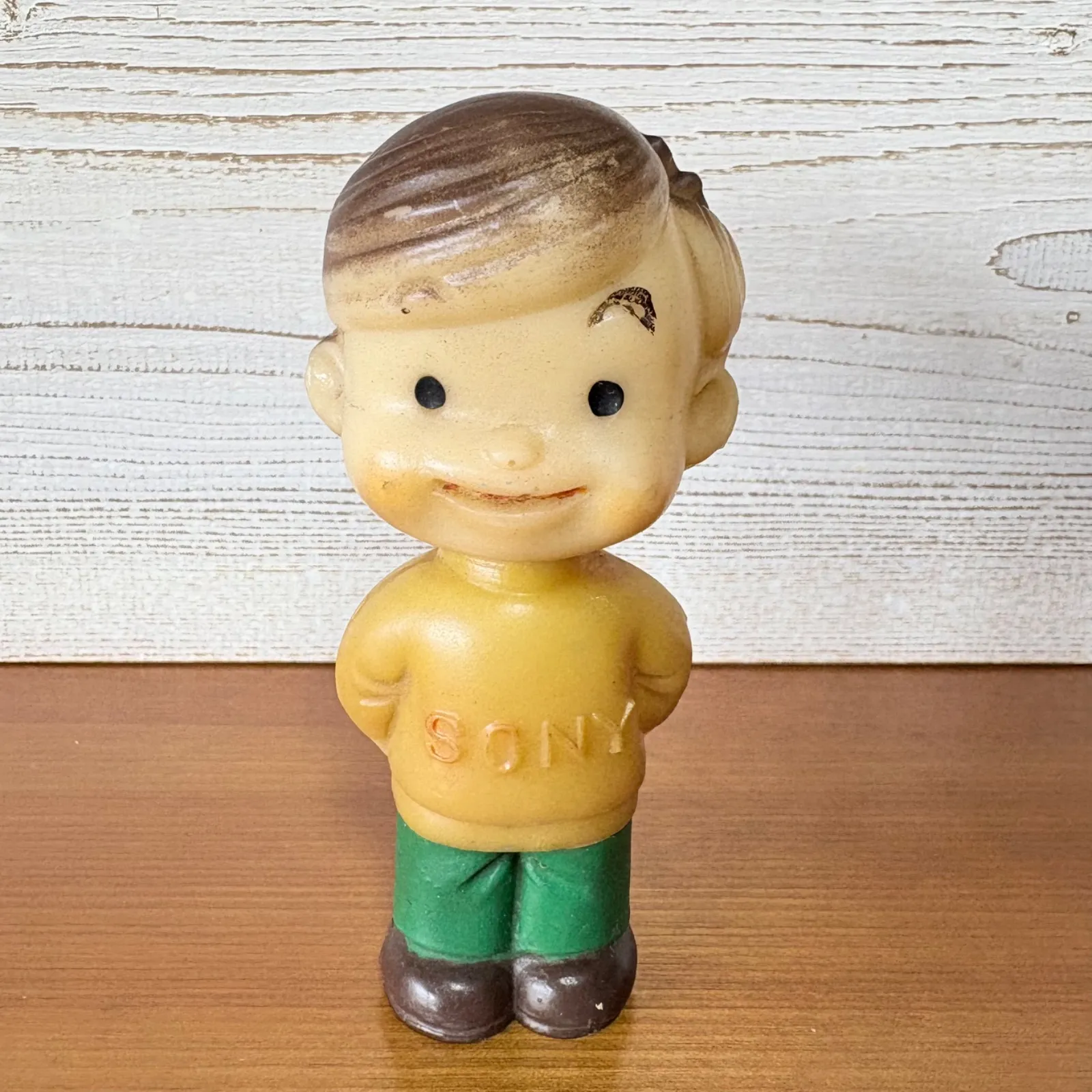 【新品・未使用】希少・レア　初代ソニー坊や　1956-7年　ソフビ　非売品　H 新品・未使用】希少・レア 初代ソニー坊や 1956-7年 ソフビ