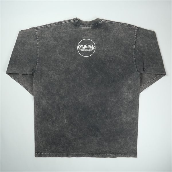 Size【XL】 TENDERLOIN テンダーロイン TEE LS ACID WASH XXX BLACK