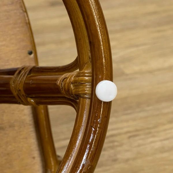 ラタン 回転座椅子