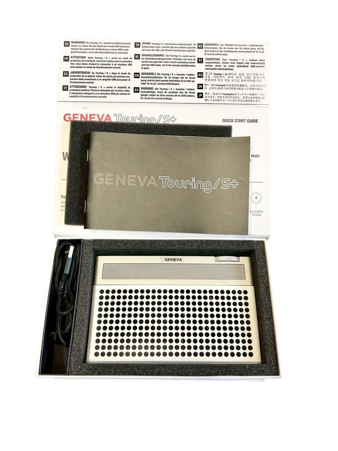 美品】GENEVA Touring S+ ジェネバ ツーリングS+ ホワイト Bluetooth