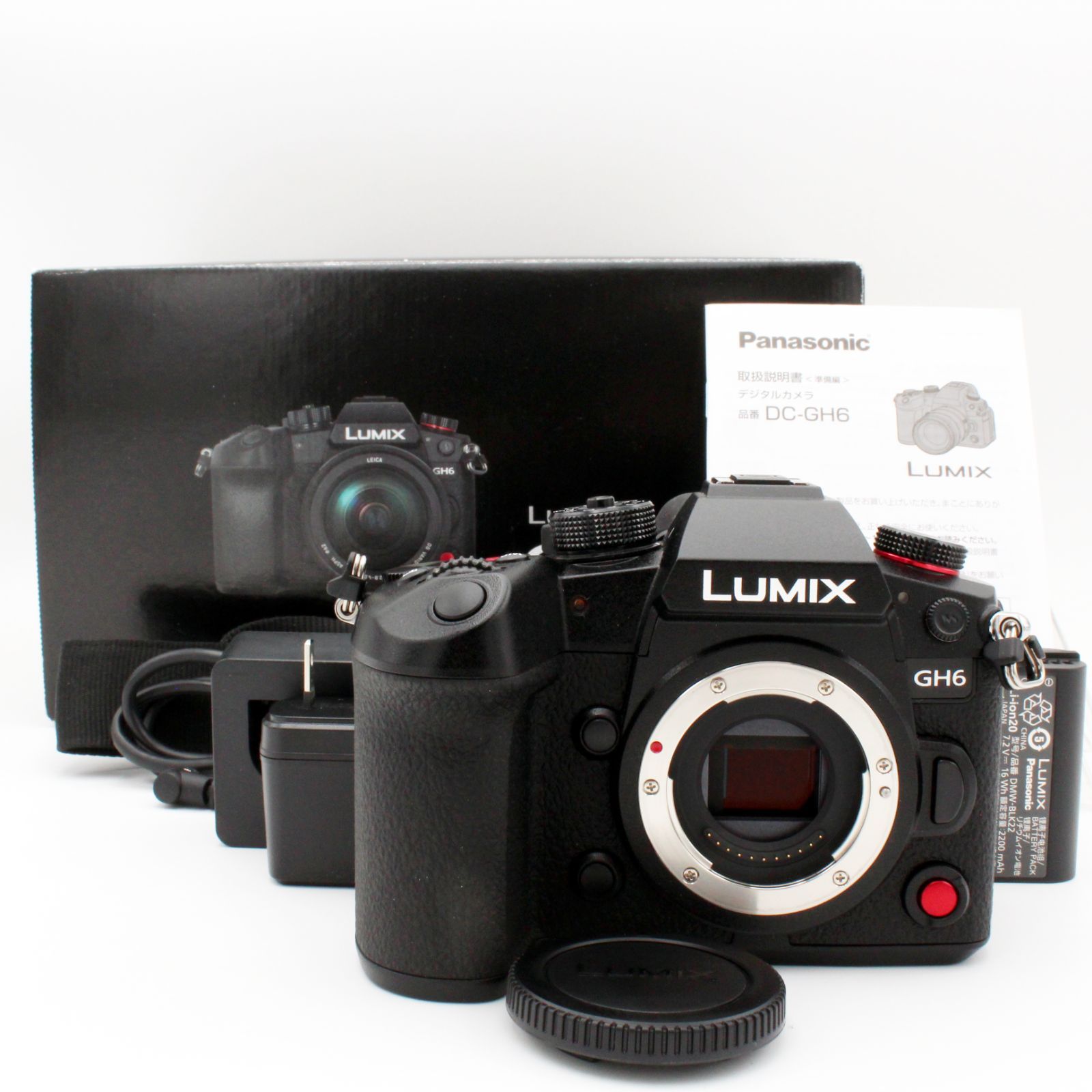 わずかシャッター数133枚【新品級】PANASONIC LUMIX DC-GH6 ボディ