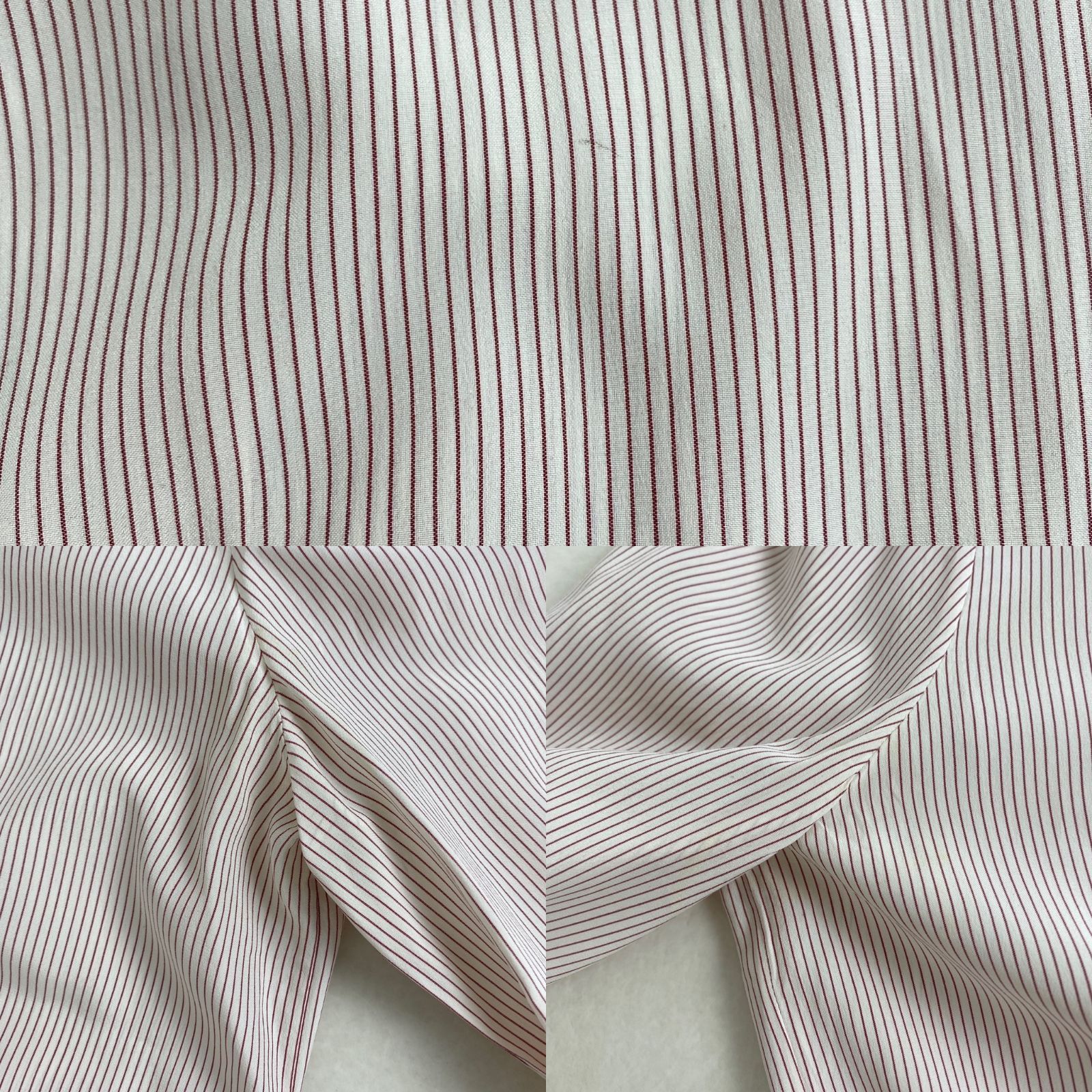 美品 セリーヌ エディ期 フリル 長袖 シャツ ブラウス ストライプ セリーヌ ブラウス CELINE 現行 エディ期 フリル ストライプ 42 L XL