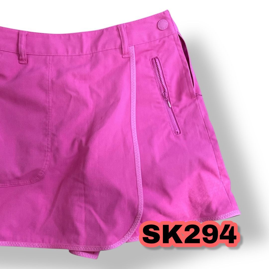 23区golf ニジュウサンク ゴルフ キュロットスカート ピンク色 サイズ記載なし レディースパンツ 管理SK294
