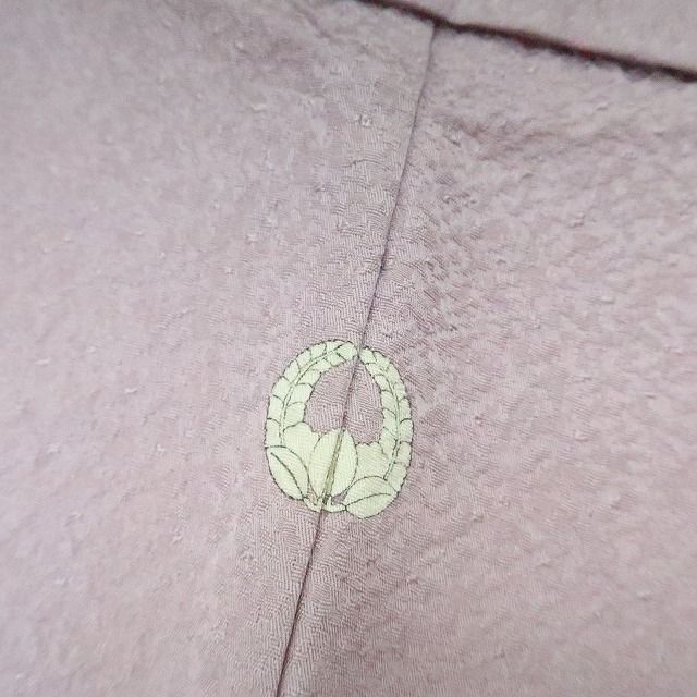 ✾まめ藤✾m2193＊美品 正絹 染一つ紋 手縫い仕立て 色