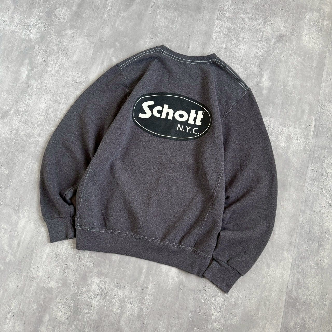 新品　Schott ショット ダークグレー スウェット L 新品 Schott ショット ダークグレー スウェット L 楽天市場】schott