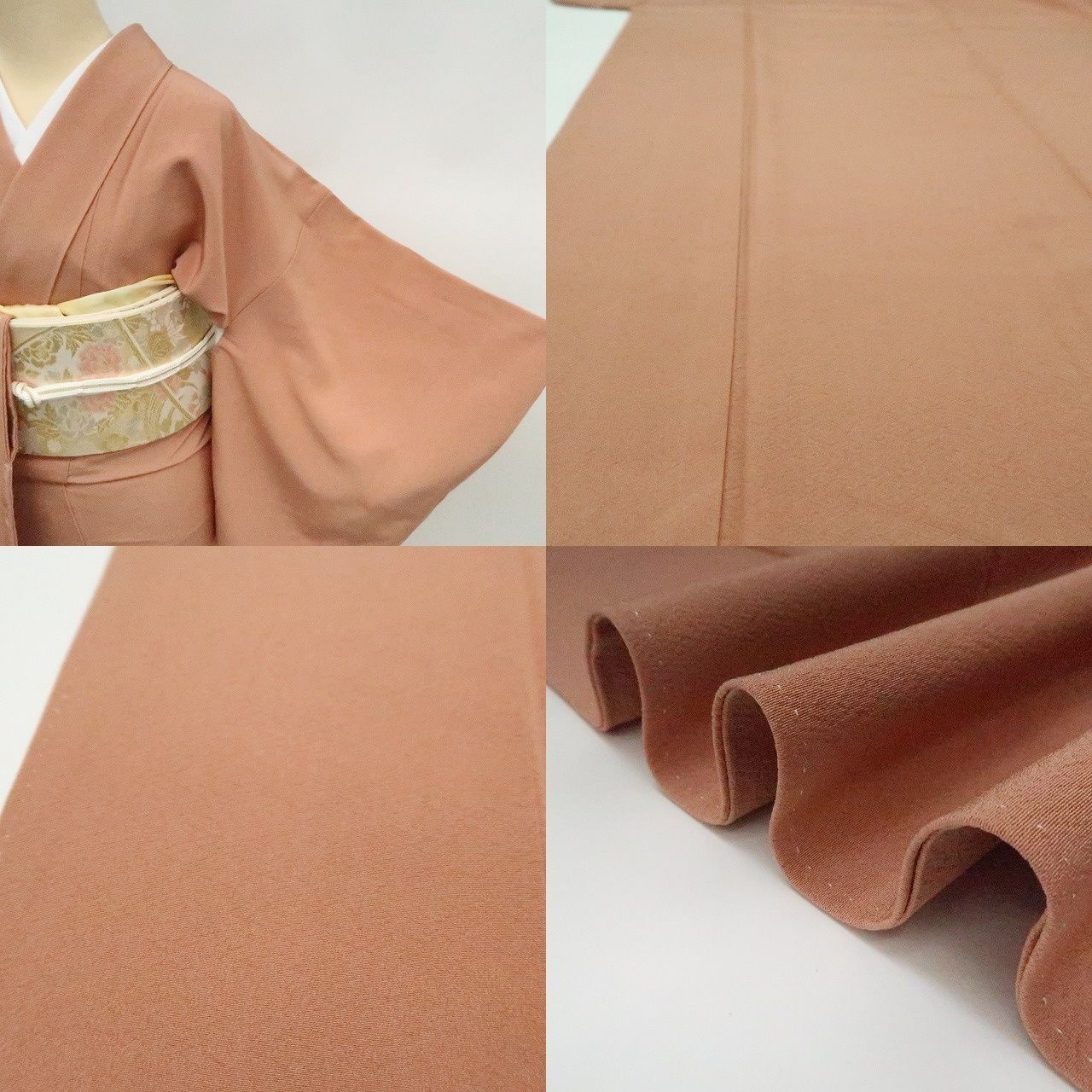 手縫い仕立て 色無地