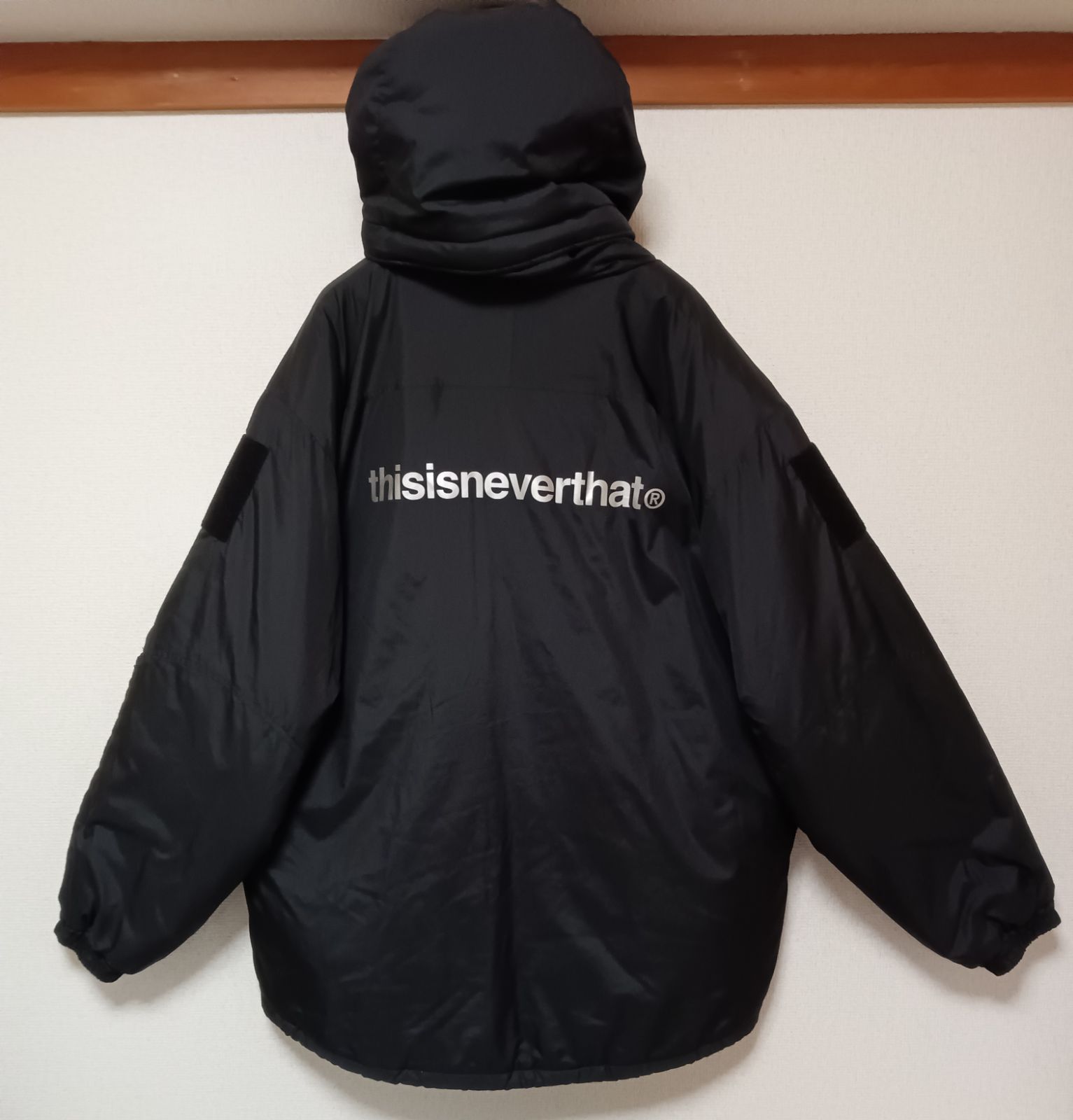 美品Thisisneverthatロングジャケットダウンシンサレートy2kオーバー 