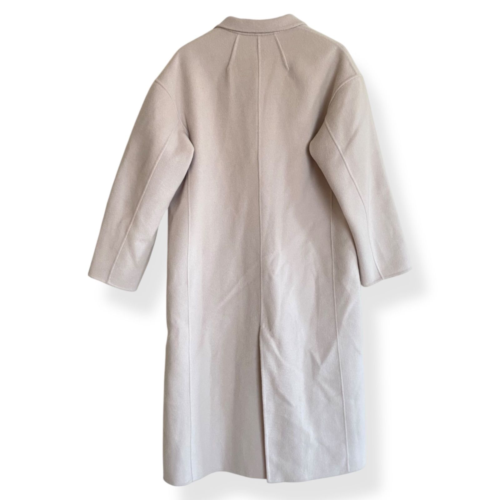 UNITED ARROWS GREEN LABEL RELAXING ロングコート ライトベージュ 毛 