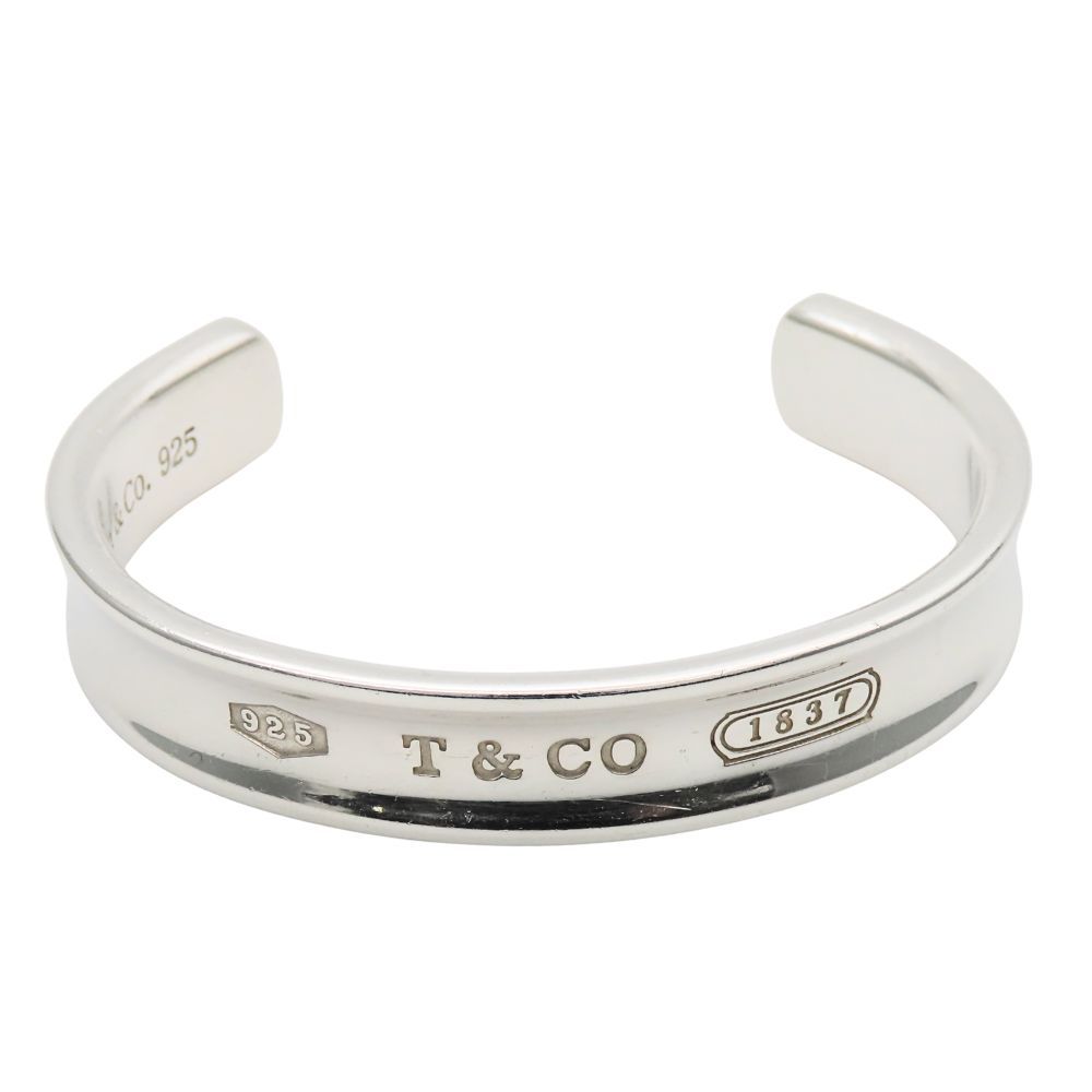 ティファニー バングル 1837 カフ シルバー925 約40.6g シルバー ブレスレット レディース 女性 TIFFANY-Co