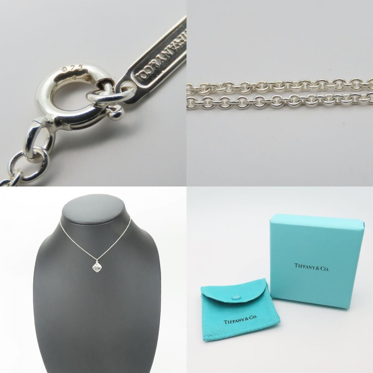 ティファニー ネックレス 1837 クッション モンタージュ シルバー925 箱 ティファニー ネックレス 1837 クッション モンタージュ シルバー925 箱