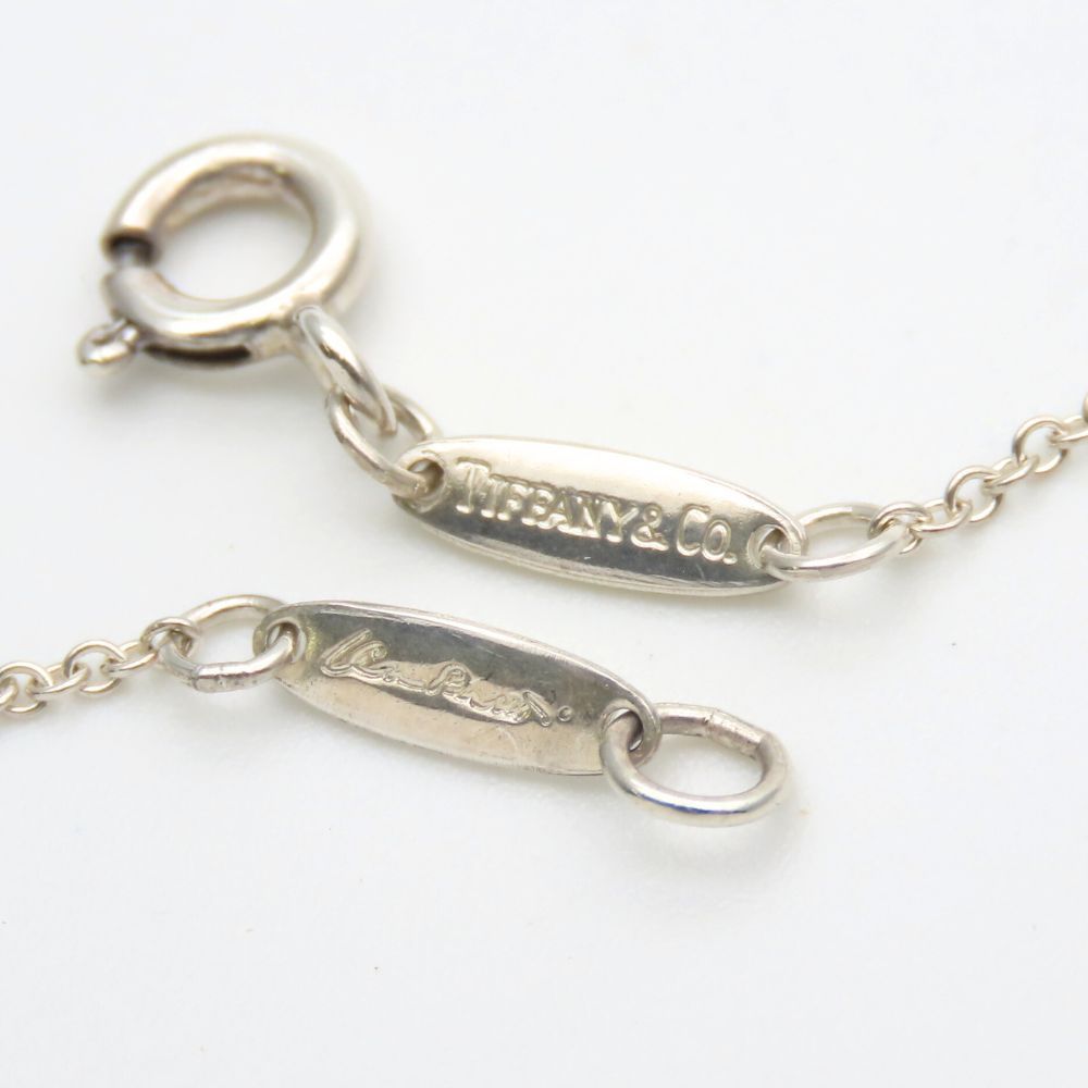 ティファニー ダブルループ ネックレス エルサペレッティ シルバー ヴィンテージ 中古】 ティファニー ネックレス ダブルループ シルバー925 約2.7g