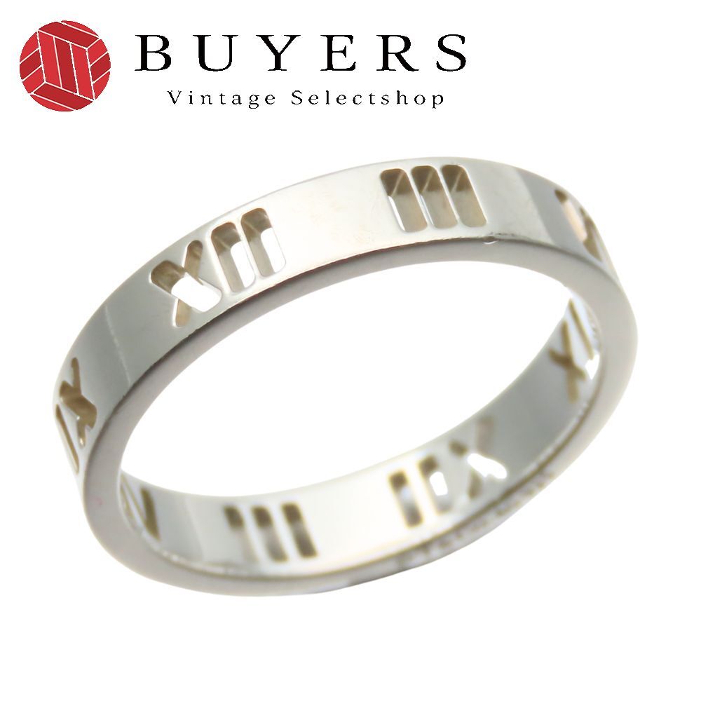 ティファニー リング 指輪 アトラス シルバー925 約2.1g シルバー オープン レディース 女性 TIFFANY-Co