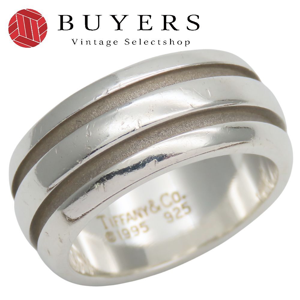 ティファニー リング 指輪 グルーブ ド ダブルライン シルバー925 約10.5g シルバー 小物 レディース 女性 TIFFANY-Co