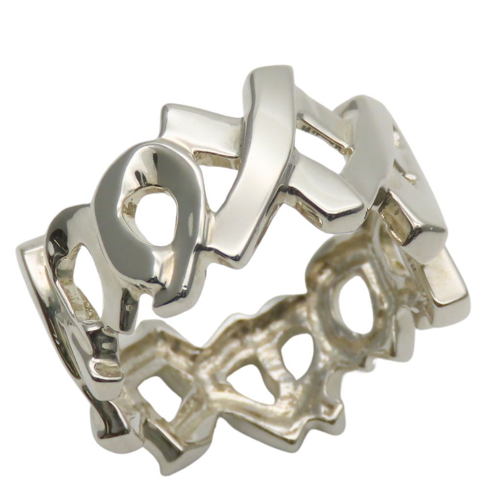 ティファニー リング 指輪 ラブ＆キス シルバー925 約4.0g シルバー パロマピカソ レディース 女性 TIFFANY-Co