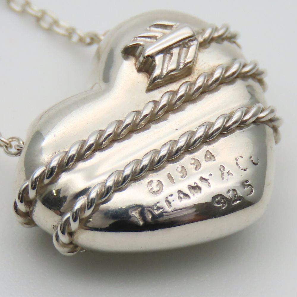美品　ティファニー　ハート＆アロー　シルバー925 18K750 ネックレス TIFFANY&Co.】ティファニー・ハート&アローネックレス・SV925