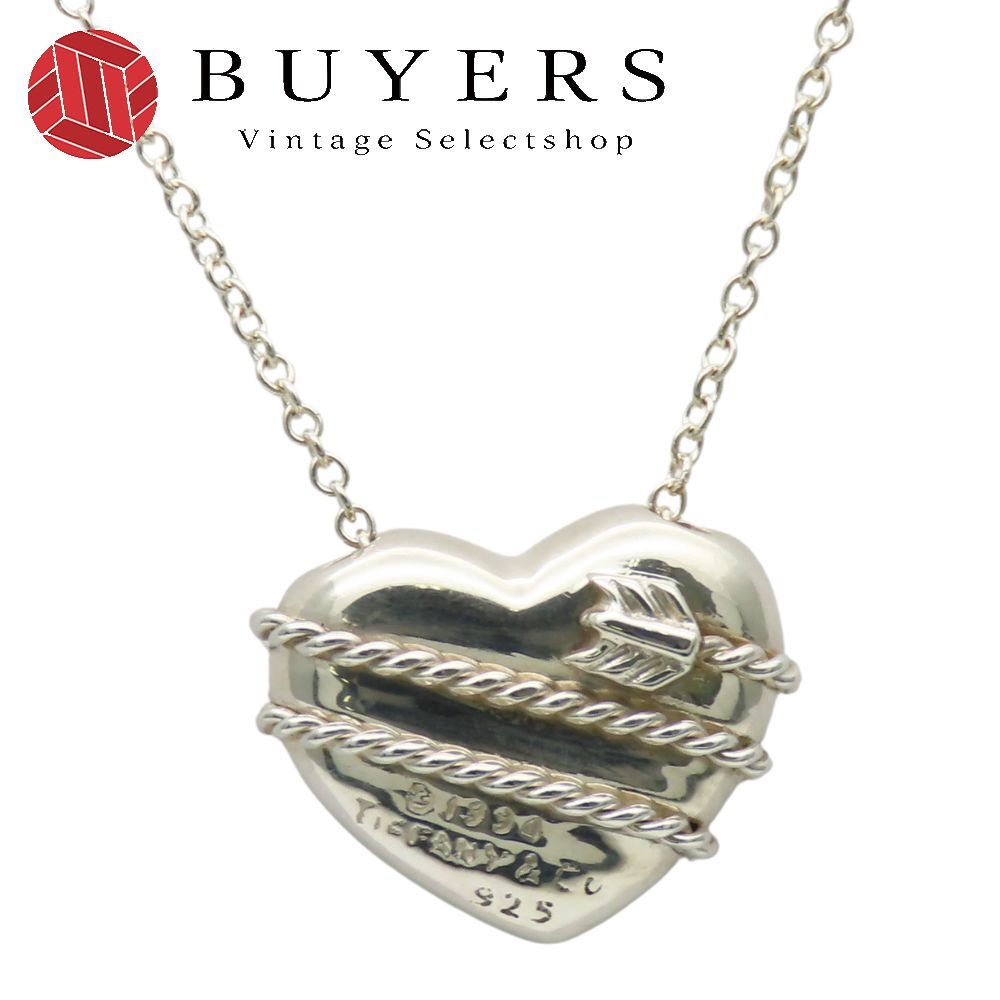 中古】 ティファニー ネックレス ハート＆アロー シルバー925 約6.6g