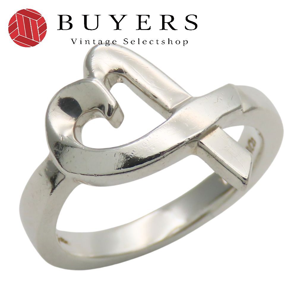 ティファニー リング 指輪 ラビングハート シルバー925 約3.8g シルバー パロマピカソ レディース 女性 TIFFANY-Co