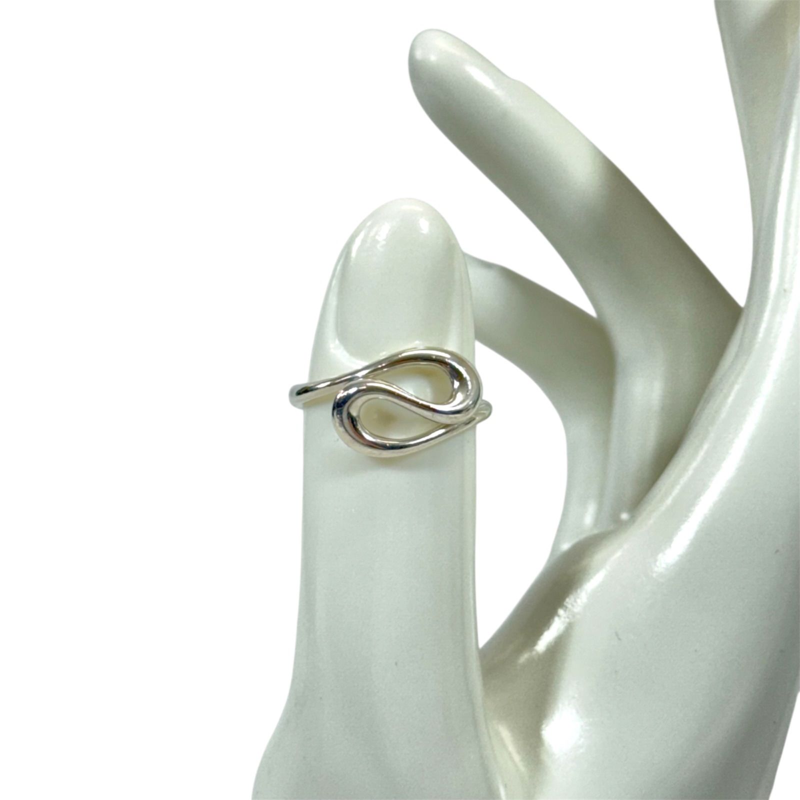 ヴィンテージ TIFFANY&Co. ティファニー Elsa Peretti エルサ ペレッティ オープンウェーブ リング 指輪 12号 SV925 Ag925 スターリングシルバー ジュエリー レディース