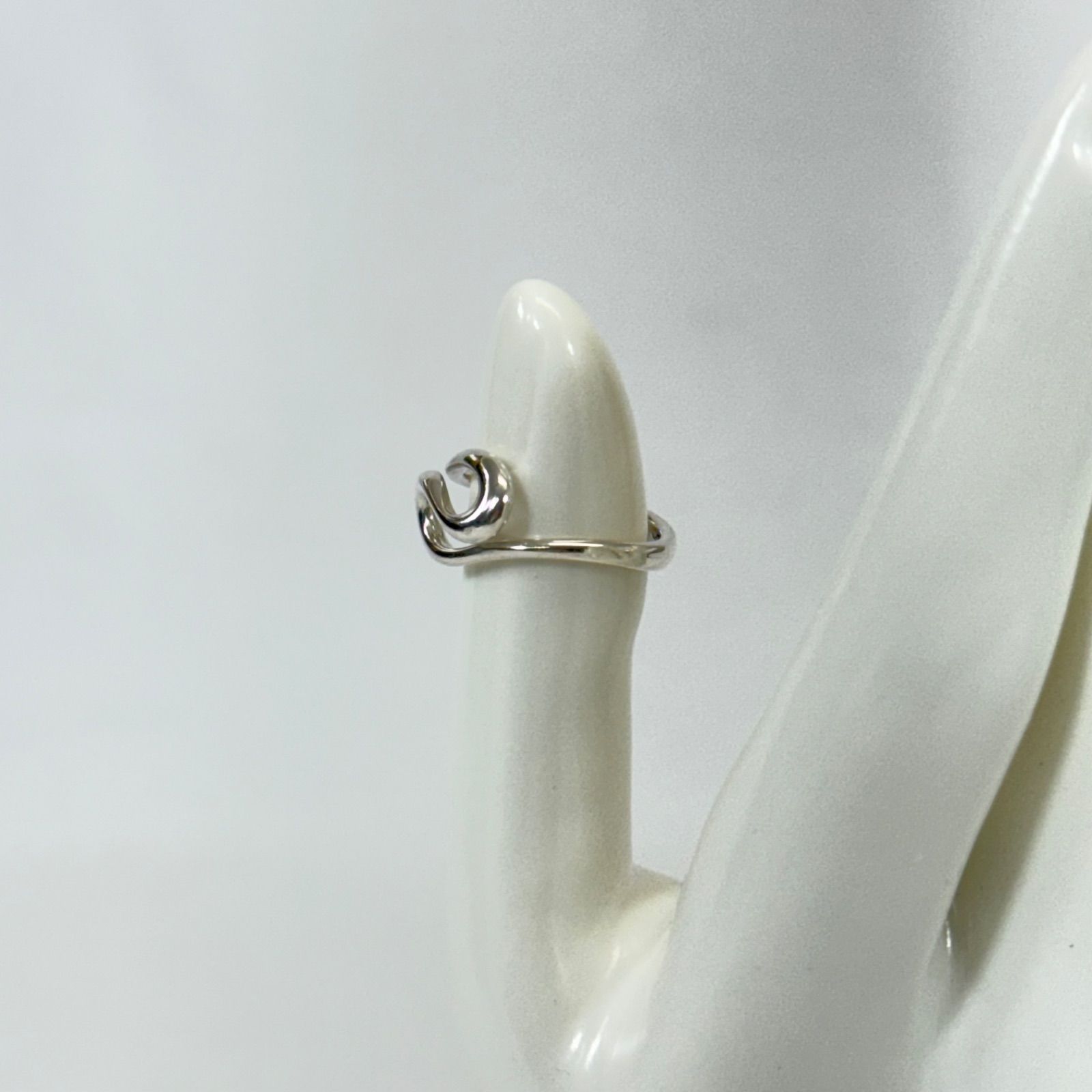 ヴィンテージ TIFFANY＆Co. ティファニー Elsa Peretti エルサ ペレッティ オープンウェーブ リング 指輪 12号 SV925 Ag925 スターリングシルバー ジュエリー レディース FORTGASGNV_COM_BR