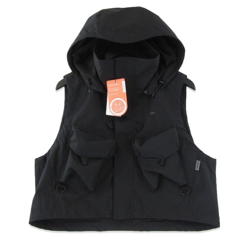 TONEDTROUT × Snow Peak スノーピーク Toned Trout Active Vest TT2510-VT03 ブラック 黒 M 18001227