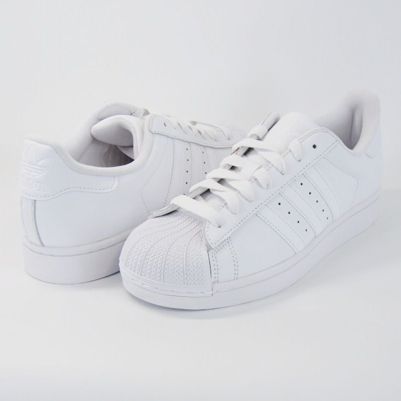 adidas アディダス 27.5 cm II JI 0080 スーパースターII レザー コートシューズ ホワイト Cloud White