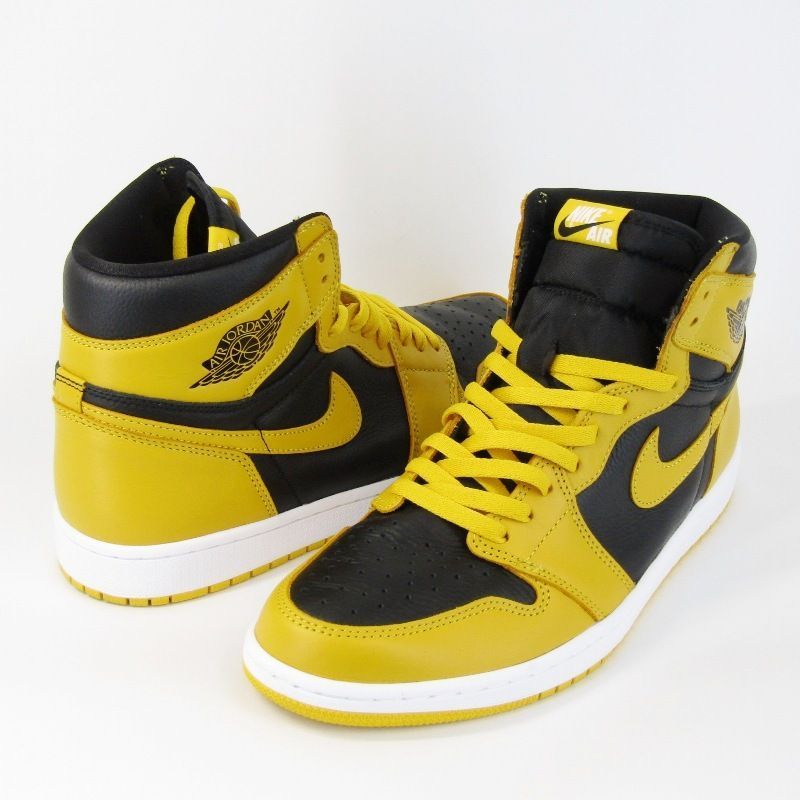 NIKE ナイキ 29 cm AIR JORDAN 1 RETRO HIGH OG 555088-701 エアジョーダン1 POLLEN WHITE-BLACK