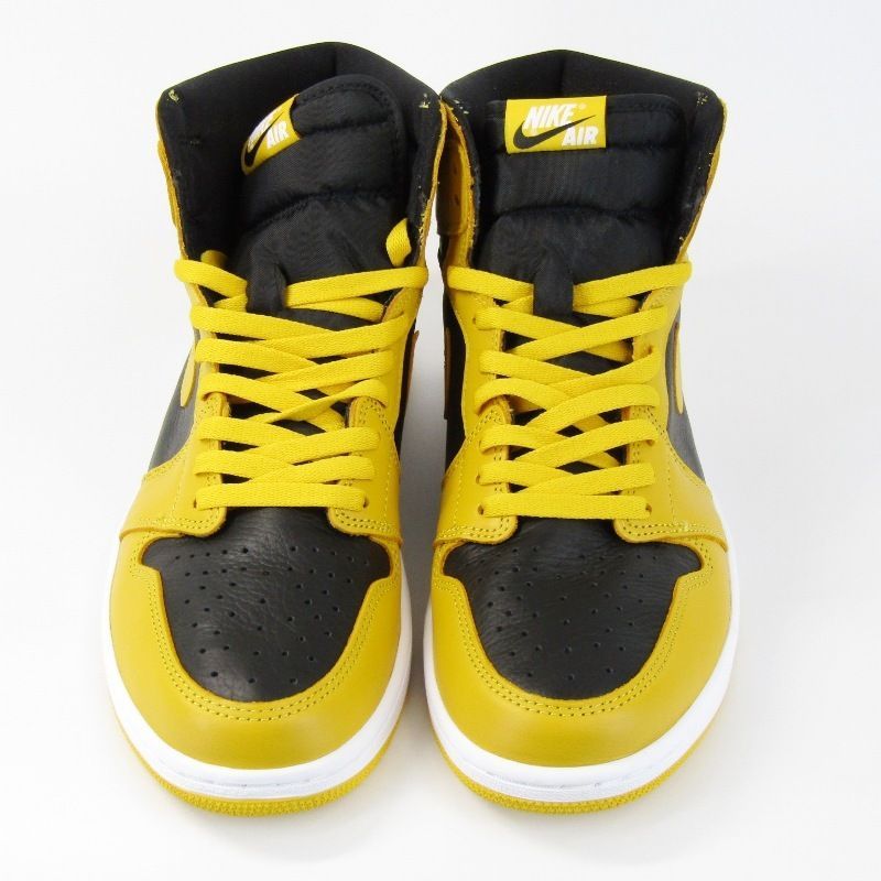  NIKE ナイキ 29 cm AIR JORDAN 1 RETRO HIGH OG 555088 701 エアジョーダン1 POLLEN WHITE BLACK スニーカー 靴