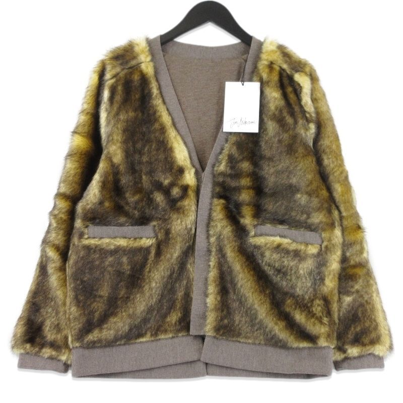 ジュンミカミ FUR CARDIGAN JM-24AW-7-N 70017195 未使用 JUN MIKAMI ジュンミカミ FUR CARDIGAN JM-24AW-7-N ファー
