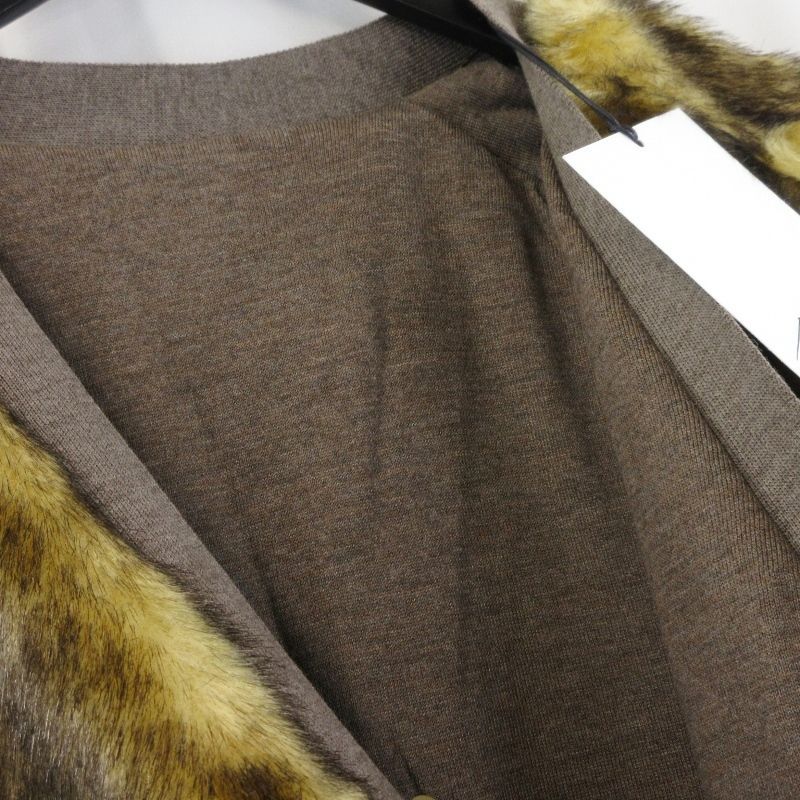 ジュンミカミ FUR CARDIGAN JM-24AW-7-N 70017195 未使用 JUN MIKAMI ジュンミカミ FUR CARDIGAN JM-24AW-7-N ファー