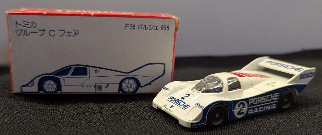 トミカ　グループCフェア　F36 ポルシェ　956 アドバン　日本製　トミー トミカ グループCフェア F36 ポルシェ 956 アドバン 日本製 トミー